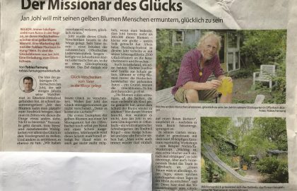 Zeitung: Der Missionar des Glücks