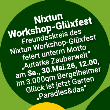 Nixtun Workshop-Glüxfest