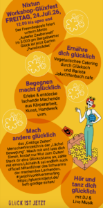 Nixtun Workshop-Glüxfest - Flyer Front - 24.07.2026